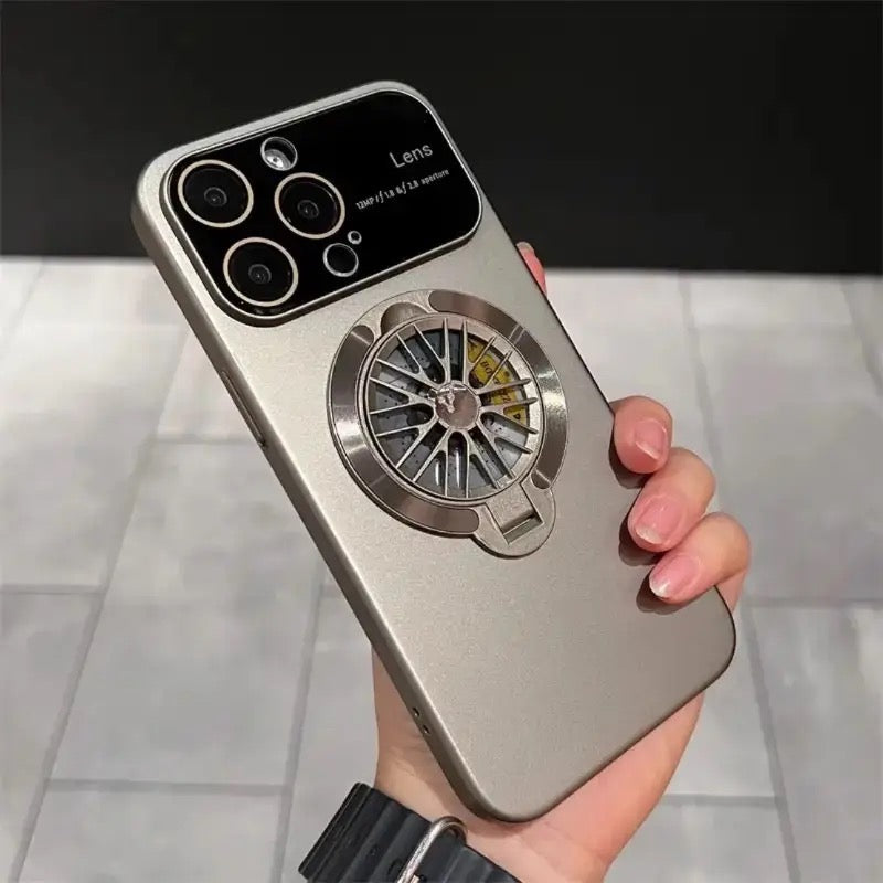 Luxury Magnetic Wireless Charging  Spinning Top Magsafe Case For iPhone - batcino.com